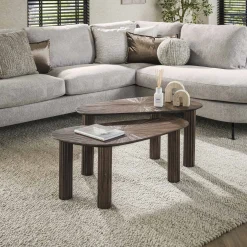 Retro Couchtischsets Maya Teakholz verschiedene Ausführungen-Vintagehaus Clearance