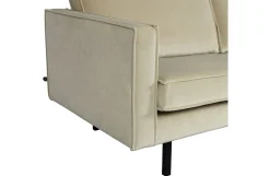 Retro Ecksofa Samt Rodeo 3-Sitzer Rechts oder Links 300/160 Pistazie Rechts-BePureHome Discount