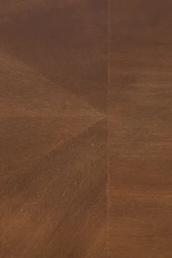 Retro Esstisch Denise Oval Messing Brass Walnussfarben 180 x 90 cm-Zuiver New