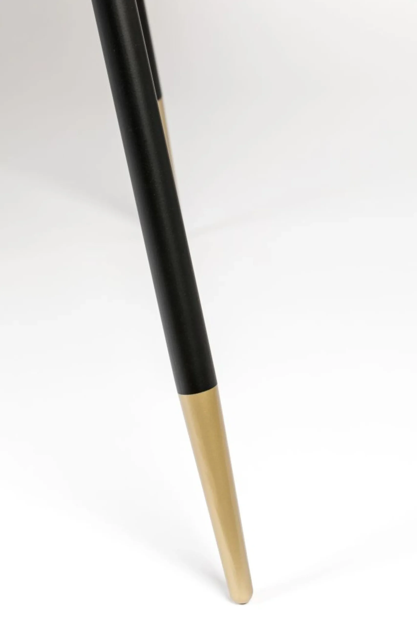 Retro Esstisch Denise Oval Messing Brass Walnussfarben 180 x 90 cm-Zuiver New