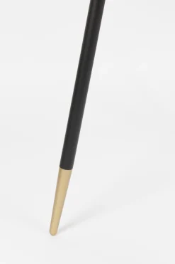 Retro Esstisch Denise Rund Messing Brass Walnussfarben Ø 90 cm-Zuiver Clearance