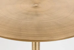 Retro Esstisch Hypnotising Metall Rund in Gold-Bold Monkey