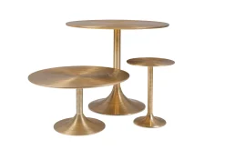 Retro Esstisch Hypnotising Metall Rund in Gold-Bold Monkey