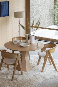 Retro Esstisch Lotus Geometrische Form Rund 120 cm-Zuiver Outlet