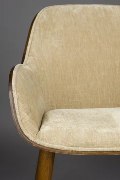 Retro Esszimmerstuhl Armlehnstuhl Taylor Holz Beige-DutchBone Outlet