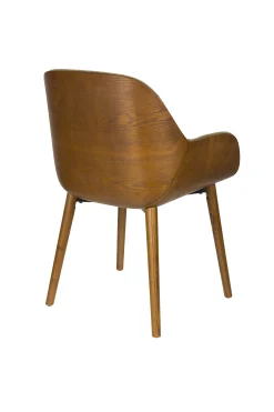 Retro Esszimmerstuhl Armlehnstuhl Taylor Holz Grün-DutchBone Outlet