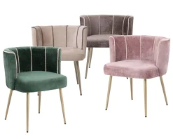 Retro Esszimmerstuhl Esstischstuhl Aphrodite Flamingorosa-PTMD Outlet