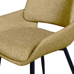 Retro Esszimmerstuhl Schalenstuhl Parade 2er Set Senf-BePureHome Discount