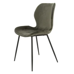 Retro Esszimmerstuhl Velvet Samt Anthrazit-Vintagehaus Best