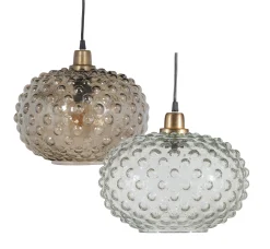Retro Hängelampe Bubbles Glas in zwei verschiedenen Farben-BePureHome Clearance