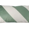 Retro Kissen Stripes in Grün-Weiß 60 cm-Vintagehaus Accessoires Online