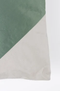 Retro Kissen Stripes in Grün-Weiß 60 cm-Vintagehaus Accessoires Online