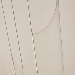 Retro Kleiderschrank Schlafzimmerschrank Rain in Beige mit fünf Böden-WOOOD Outlet