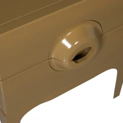 Retro Kommode Nachttisch Merge Olivgrün 2 Schubladen-WOOOD Online