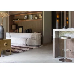 Retro Kommode Nachttisch Merge Olivgrün 2 Schubladen-WOOOD Online