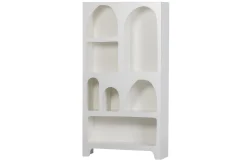 Retro Regal Organic Caz Kabinett Weiß Breit 100 cm-WOOOD Outlet