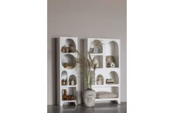 Retro Regal Organic Caz Kabinett Weiß Breit 100 cm-WOOOD Outlet