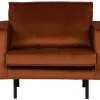 Retro Samtsessel Rodeo 1-Sitzer verschiedene Farben-BePureHome New