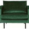 Retro Samtsessel Rodeo 1-Sitzer verschiedene Farben-BePureHome New