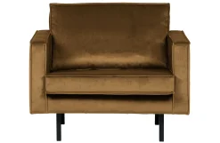 Retro Samtsessel Rodeo 1-Sitzer verschiedene Farben-BePureHome Outlet