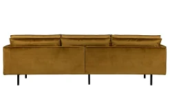 Retro Samtsofa Rodeo 3-Sitzer Honiggelb-BePureHome Clearance