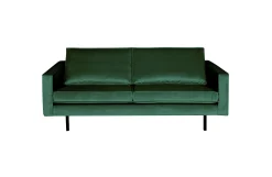 Retro Samtsofa Rodeo 2,5-Sitzer Waldgrün-BePureHome Outlet