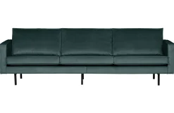 Retro Samtsofa Rodeo 3-Sitzer Teal-BePureHome Outlet
