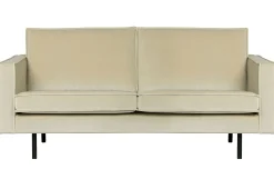Retro Samtsofa Rodeo 2,5-Sitzer Pistazie-BePureHome Sale