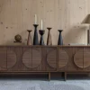 Retro Sideboard Groove Walnuss oder Eiche 2/3türig-Zuiver