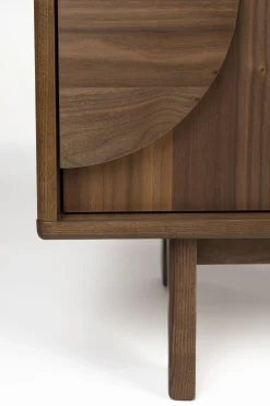 Retro Sideboard Groove Walnuss oder Eiche 2/3türig-Zuiver