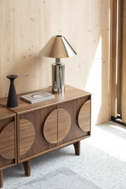 Retro Sideboard Groove Walnuss oder Eiche 2/3türig-Zuiver