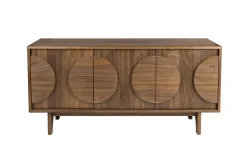 Retro Sideboard Groove Walnuss oder Eiche 2/3türig-Zuiver