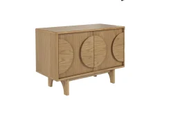 Retro Sideboard Groove Walnuss oder Eiche 2/3türig-Zuiver Discount