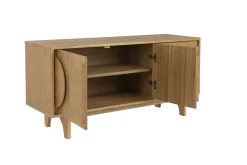 Retro Sideboard Groove Walnuss oder Eiche 2/3türig-Zuiver Clearance