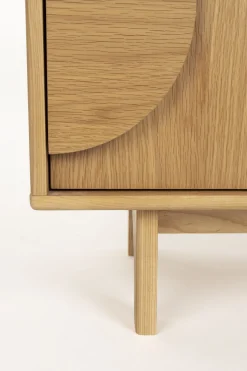 Retro Sideboard Groove Walnuss oder Eiche 2/3türig-Zuiver Clearance