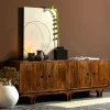 Retro Sideboard Kommode Staes Mangoholz 4 Türen 200 cm-WOOOD Sale