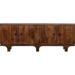 Retro Sideboard Kommode Staes Mangoholz 4 Türen 200 cm-WOOOD Sale