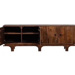 Retro Sideboard Kommode Staes Mangoholz 4 Türen 200 cm-WOOOD Sale