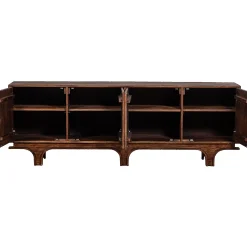 Retro Sideboard Kommode Staes Mangoholz 4 Türen 200 cm-WOOOD Sale