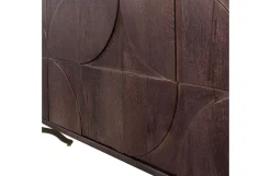 Retro Sideboard TV-Board Draw Mangoholz Walnuss-Finish-BePureHome Hot