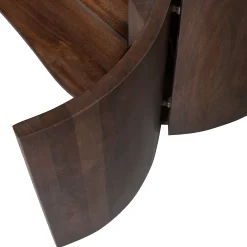 Retro Sideboard TV-Board Sense Mangoholz organisch geformt 4türig-BePureHome Online