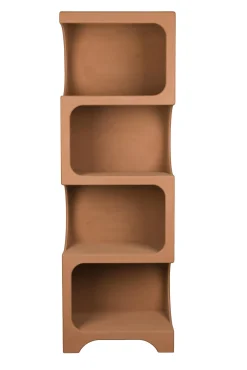 Retro Standregal Bücherregal Dundee Terracotta L-DutchBone Hot