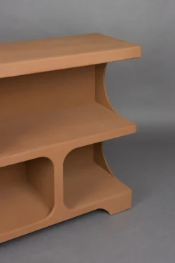 Retro Standregal Bücherregal Dundee Terracotta M-DutchBone Online