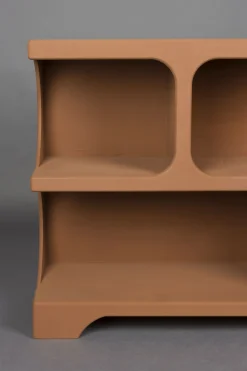 Retro Standregal Bücherregal Dundee Terracotta M-DutchBone Online