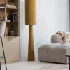 Retro Stehlampe Loft Bouclé XL in Tapenade-Braun 187 cm-WOOOD Sale