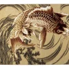 Retro Teppich The Legend Of Koi in 160 x 230 cm-Bold Monkey Best