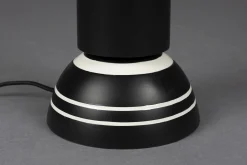 Retro Tischlampe Virgil Schwarz Weiß 60 cm-DutchBone Online