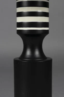 Retro Tischlampe Virgil Schwarz Weiß 60 cm-DutchBone Online