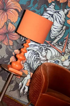 Retro Tischlampe When Orange Is King-Bold Monkey Discount