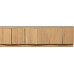 Retro TV-Board Sideboard Zuma 200 cm Eichenfurnier-WOOOD